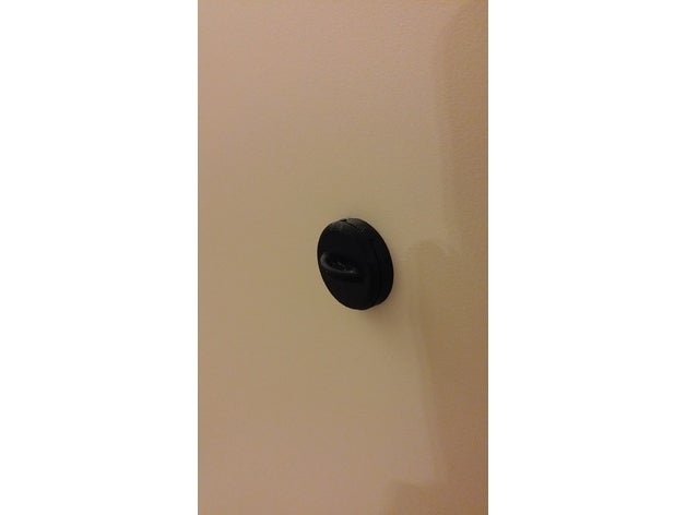 magnetic peephole cover household 3D print model - Mito3D