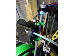 titan extruder bowden mount 8mm threaded rod 3d printer parts 3d print model - Mito3D
