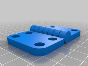 parametric hinge parts customized 3d print model - Mito3D