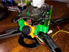 micro fpv Kamera mount 40mm Abstandshalter rc Fahrzeuge Rahmen bflight210 angepasst 3d print model - Mito3D