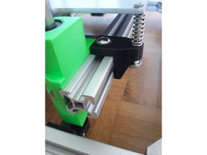 hypercube evolution 125mm bed bracket 3d printer parts mount 3d print model - Mito3D