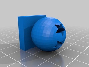 two star dragon ball stamp 3d printing 3d print model - Mito3D