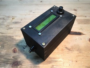 d1 arduino proje kutusu lcd kesme unowemos elektronik durumda lcd1602 wemos 3d print model - Mito3D