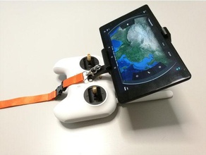supporto tablet per xiaomi mi drone 4k rc vehicles 3d print model - Mito3D