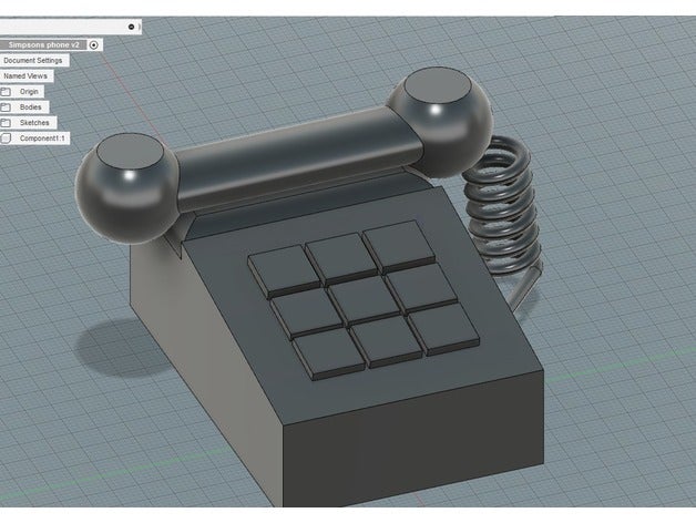 rapida sporco simpson telefono altri 3D print model - Mito3D