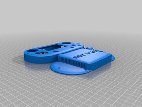 waveshare gamehat shell raspberry pie 3b+ electronics 3d print model - Mito3D