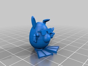 swag bunny 3d stampa 3d print model - Mito3D