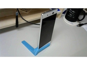 foldable phone stand mobile holder 3d print model - Mito3D