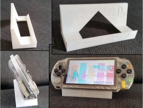 sony psp stand playstation 1000 tested video games plinth portable socle 3d print model - Mito3D