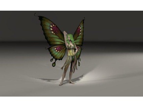 standing posing fairy 3d printing tale 3d print model - Mito3D
