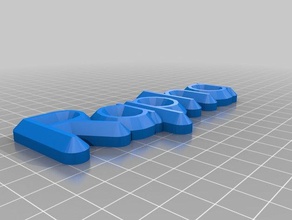 rafa organização personalizado 3d print model - Mito3D