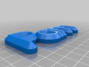 pam organização personalizado 3d print model - Mito3D