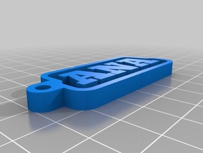 ana Anahtarlık özelleştirilmiş 3d print model - Mito3D