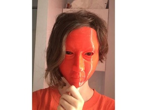 Maske mich Letzte skalierte version 3d drucken die Karikatur Gesicht faceplate halloween halloween-prop 3d print model - Mito3D