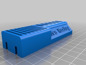 mi personalizados usb sd titular de la tarjeta organización 3d print model - Mito3D