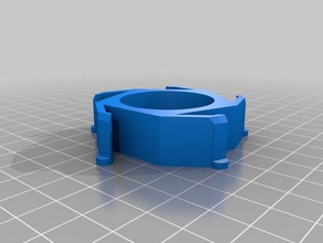 my customized spool hub adapter 57mm 3d printer parts 3d print model - Mito3D