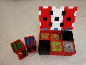 carcassone box modulare caja para carcassonne giocattolo gioco accessori 3d print model - Mito3D