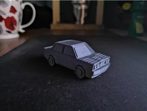 low poly drift voiture véhicules 3d print model - Mito3D
