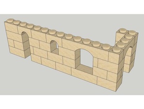piezas para centrar ventanas exin castillos construction toys 3d print model - Mito3D