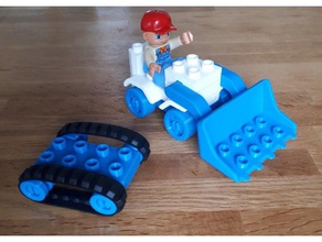 duplo pala costruzione i giocattoli auto 3d print model - Mito3D