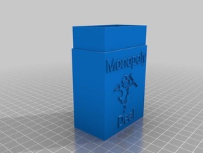 monopoly deal box games customized 3d print model - Mito3D