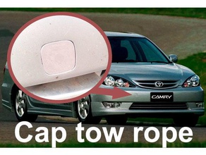 cap tow rope toyota camry other car 3d print model - Mito3D