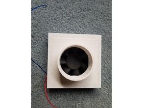 bac à litière pour chat fan du système de canalisation les animaux compagnie Ventilateur 92 mm 3d print model - Mito3D