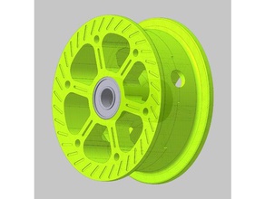 200x50 wheel hub v13 3d printer parts e-mountainboard esk8 3d print model - Mito3D