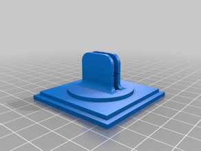 coin cell holder base signs logos 3d print model - Mito3D