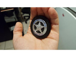mashall insigne film prop les pièces de monnaie badges 3d print model - Mito3D