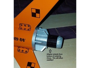 model rocket kit motor-adapter andere 3d print model - Mito3D