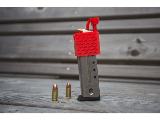 9mm speedloader outdoor garden bullet ruger speed loader trigger 3D print model - Mito3D