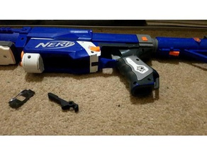 retaliator di rilascio del caricatore altri nerf blaster pistola 3d print model - Mito3D