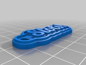 meine angepasste multiline-tag Schlüsselanhänger 3d print model - Mito3D