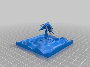 vencedor da ilha esculturas 3d print model - Mito3D