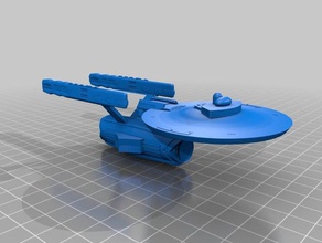 iks conquest v2 vehicles klingon star trek 3d print model - Mito3D