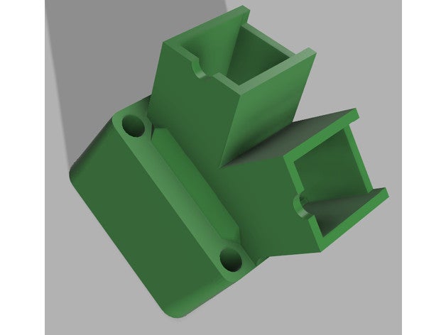 5015 radial 40mm adapter bullet 3d printer accessories 3D print model - Mito3D