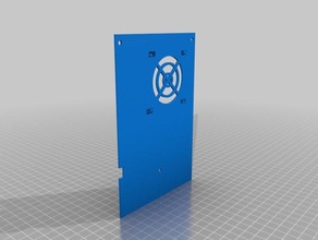 5cm ventilador de la placa base ender 3 el silencio del estado ánimo 3d impresora partes ender3 3d print model - Mito3D