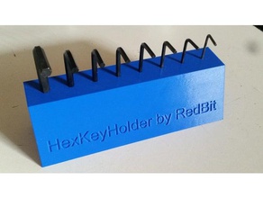 hex key holder hand tools 3d print model - Mito3D