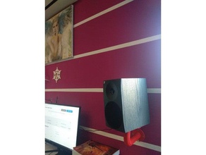 rotary speaker holder office 3d print model - Mito3D