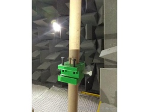 mic holder pole mount other 3d print model - Mito3D