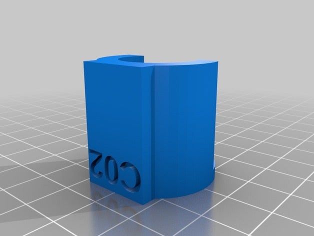 meu personalizados, bola de bloqueio qd tampa co2 a cozinha jantar 3D print model - Mito3D