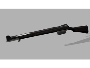 enfield rifle láser de juguete juego accesorios 28mm warhammer 40k 3d print model - Mito3D