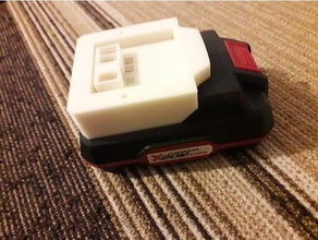 parkside 20v adaptador de bateria a máquina ferramentas 3d print model - Mito3D