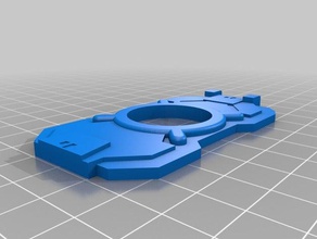 cortana chip half remix fix models halo 4 3d print model - Mito3D