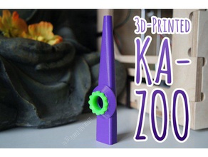 kazoo a música divertido instrumento crianças 3d print model - Mito3D