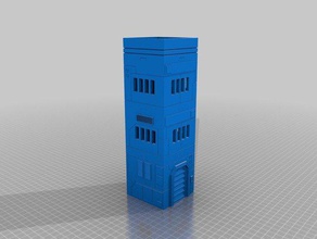 star wars legion tower hobby Gelände 3d print model - Mito3D