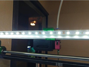 2020 led strip holder 3d printing 3d print model - Mito3D