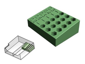 Düse Halter mk8 3d Drucker - Zubehör creality ender 3 organisieren 3d print model - Mito3D