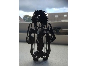 death note assis statue modèles 3d print model - Mito3D